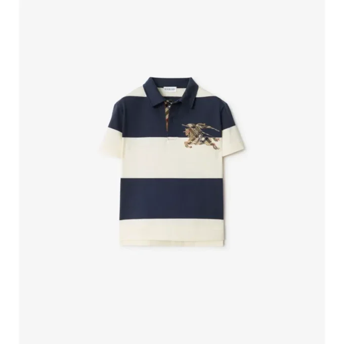 Polo de algodón a rayas de EKD