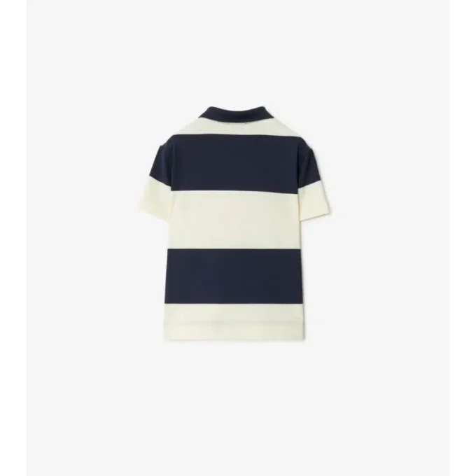 Polo de algodón a rayas de EKD
