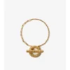 Pulsera con barra en T y granulado a cuadros 