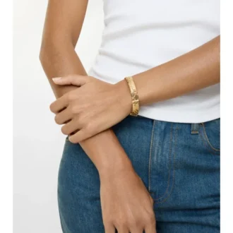 Pulsera con estampado Check grabado