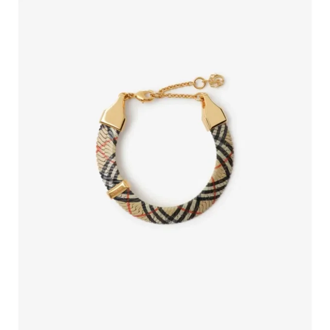 Pulsera con estampado de cuadros