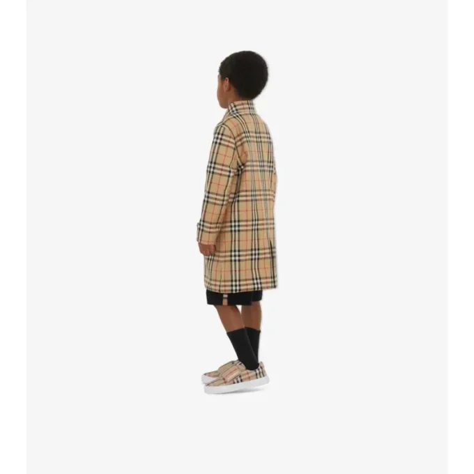 Reversible Gabardine Car Coat
