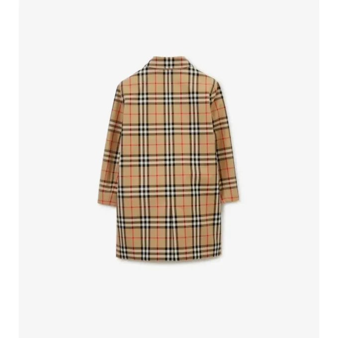 Reversible Gabardine Car Coat