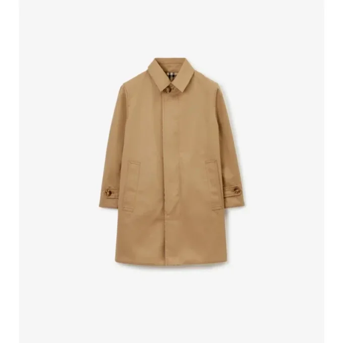 Reversible Gabardine Car Coat