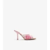 Sandalias altas Mews con estampado de cuadros 