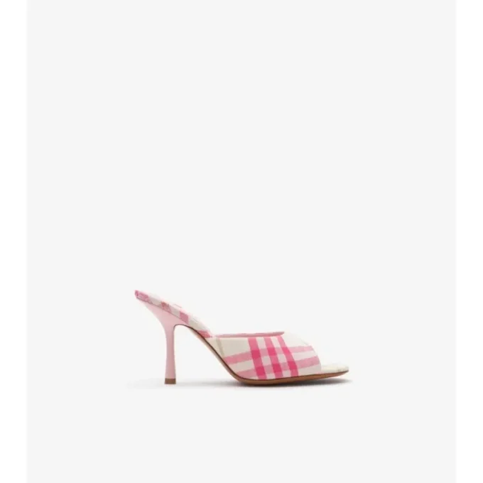 Sandalias altas Mews con estampado de cuadros 