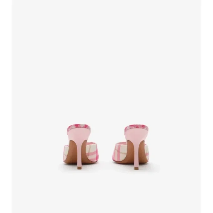 Sandalias altas Mews con estampado de cuadros 