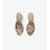 Sandalias altas Mews con estampado de cuadros 