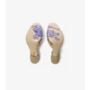 Sandalias altas Mews con estampado de cuadros 