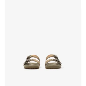 Sandalias Urchin de ante con estampado de cuadros