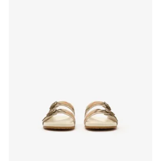 Sandalias Urchin de ante con estampado de cuadros