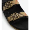 Sandalias Urchin de ante con estampado de cuadros