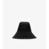 Sombrero de gabardina con ala a cuadros