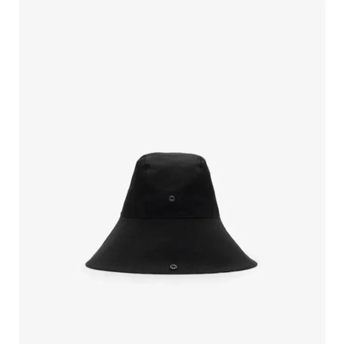 Sombrero de gabardina con ala a cuadros