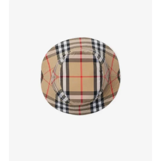 Sombrero de pescador reversible de algodón