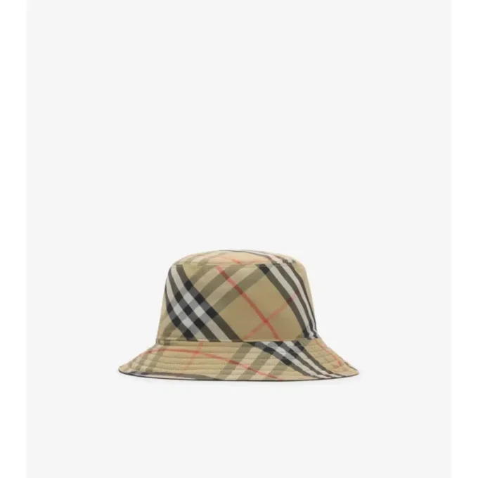 Sombrero de pescador reversible de nailon con estampado Knight