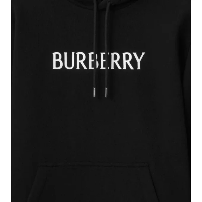 Sudadera con capucha de algodón con logotipo
