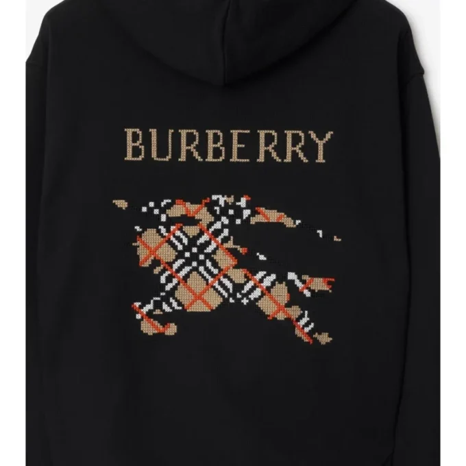 Sudadera con capucha de algodón Cross Stitch EKD