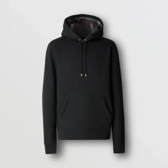 Sudadera con capucha de mezcla de algodón EKD bordada