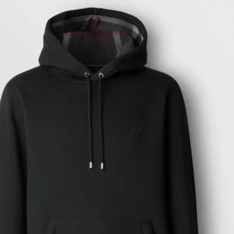 Sudadera con capucha de mezcla de algodón EKD bordada