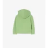 Sudadera con capucha y cremallera de algodón
