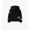Sudadera con capucha y cremallera de algodón con el logotipo del paraguas