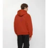 Sudadera con capucha y cremallera de algodón con logotipo gótico