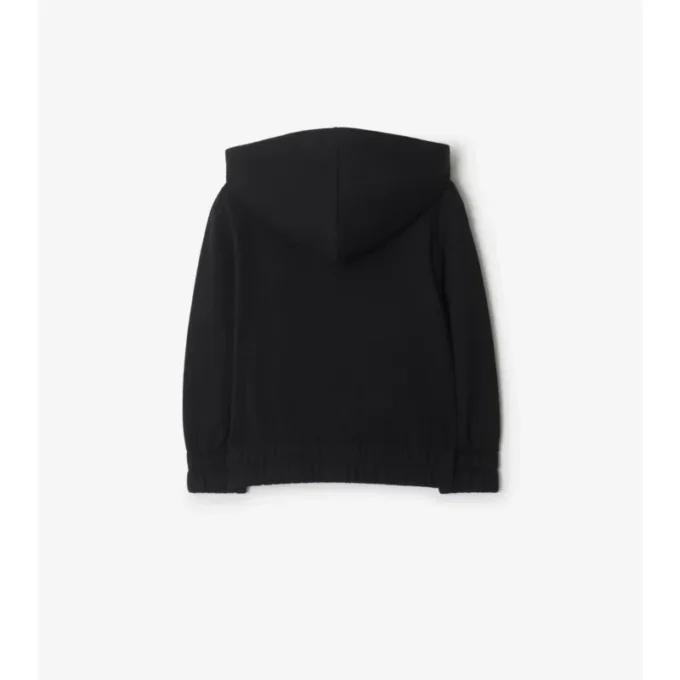 Sudadera con capucha y cremallera de algodón EKD