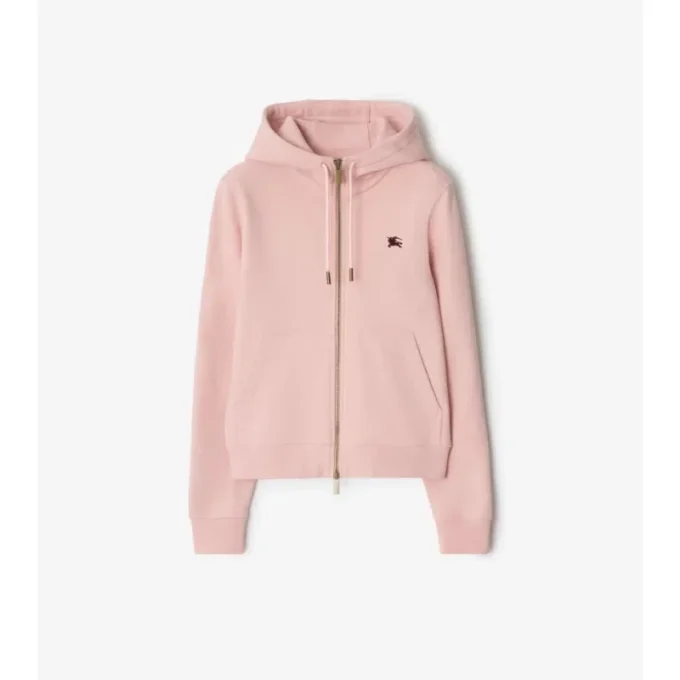 Sudadera con capucha y cremallera de algodón Knight Stamp