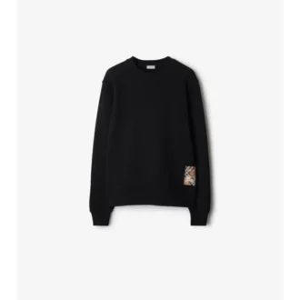 Sudadera de algodón Check Label
