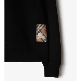 Sudadera de algodón Check Label