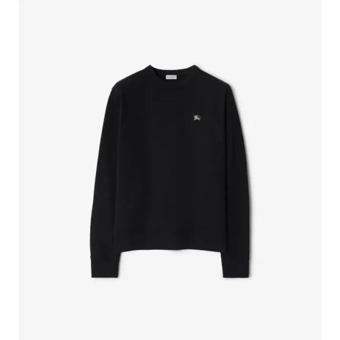 Sudadera de algodón con estampado de caballero