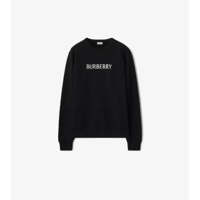 Sudadera de algodón con logotipo