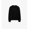 Sudadera de algodón con logotipo en cursiva