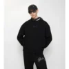 Sudadera de algodón con logotipo en cursiva