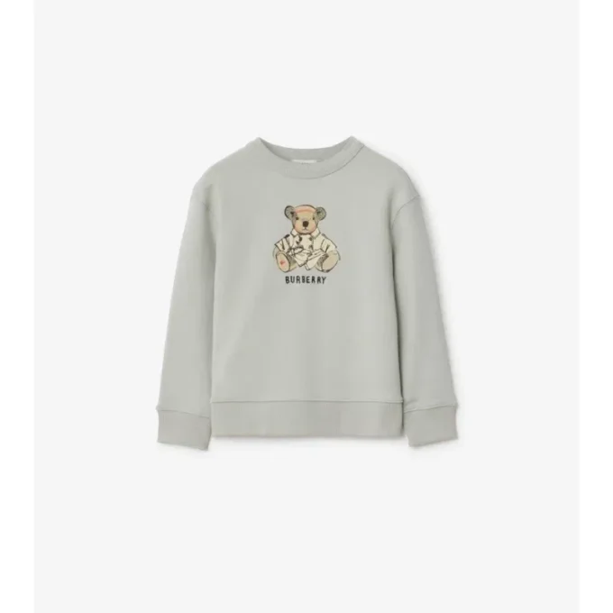Sudadera de algodón Trench Bear