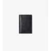 Tarjetero plegable con estampado de cuadros en relieve