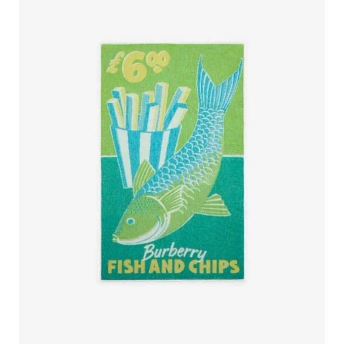 Toalla de algodón Fish and Chips