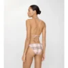 Top de bikini a cuadros