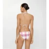 Top de bikini a cuadros