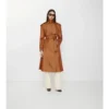 Trench Coat largo de mezcla de nailon