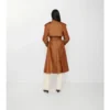 Trench Coat largo de mezcla de nailon