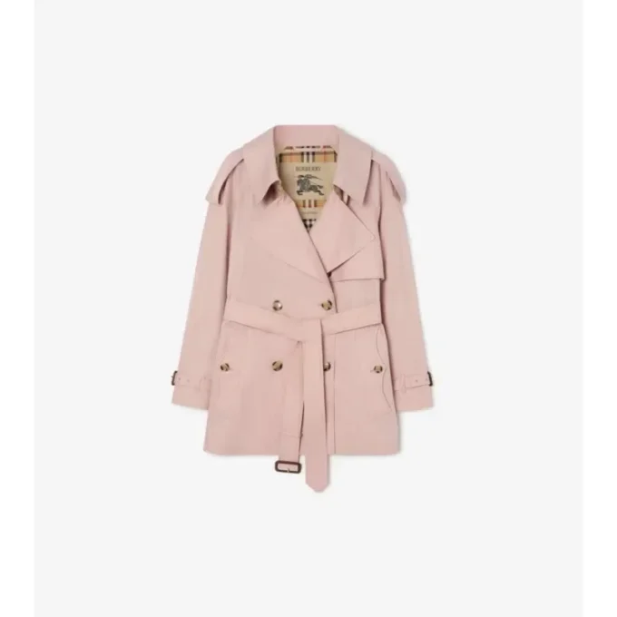 Tropical Gabardine Fitzrovia corta de Gabardine Trench Coat