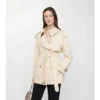 Tropical Gabardine Fitzrovia corta de Gabardine Trench Coat