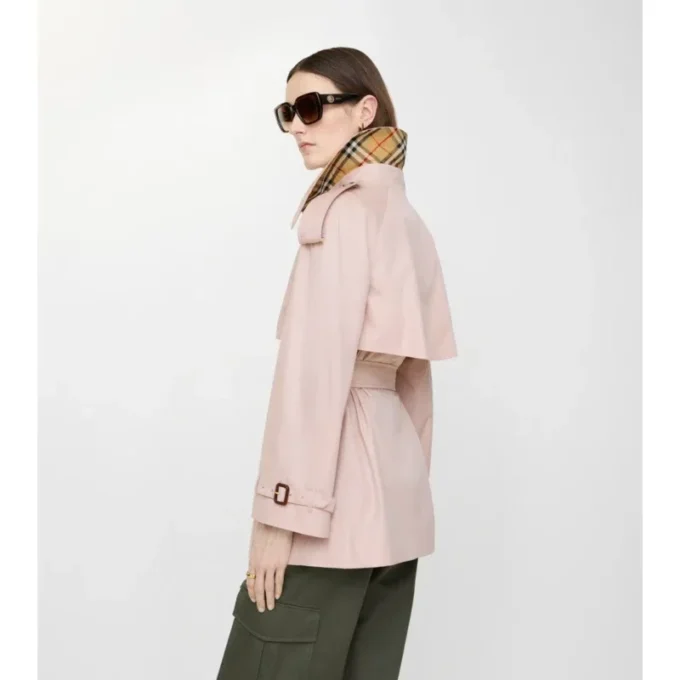 Tropical Gabardine Fitzrovia corta de Gabardine Trench Coat