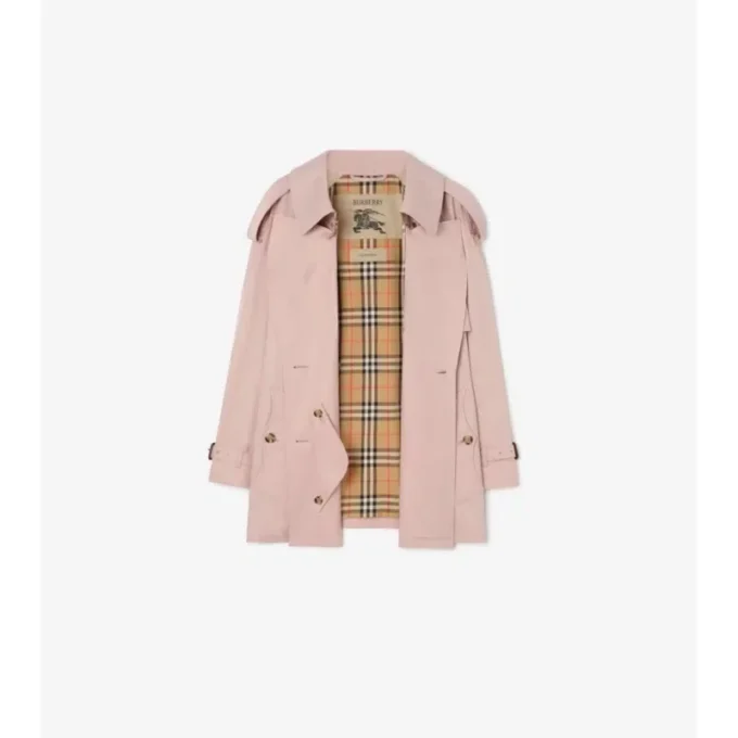 Tropical Gabardine Fitzrovia corta de Gabardine Trench Coat