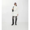 Tropical Gabardine Kensington corta de Gabardine Trench Coat