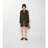 Tropical Gabardine Kensington corta de Gabardine Trench Coat