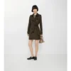 Tropical Gabardine Kensington corta de Gabardine Trench Coat