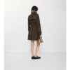Tropical Gabardine Kensington corta de Gabardine Trench Coat